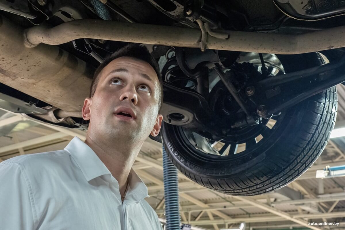 Выдержит ли «китаец» год эксплуатации в Беларуси? На подъемнике после 63 000 км Выдержит ли «китаец» год эксплуатации в Беларуси? На подъемнике после 63 000 км